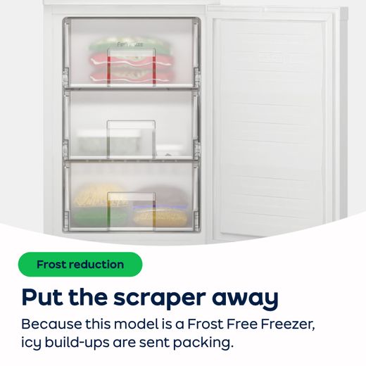 Beko Frost Free Under Counter Freezer - White - AO Annotation - Frost Free Freezer